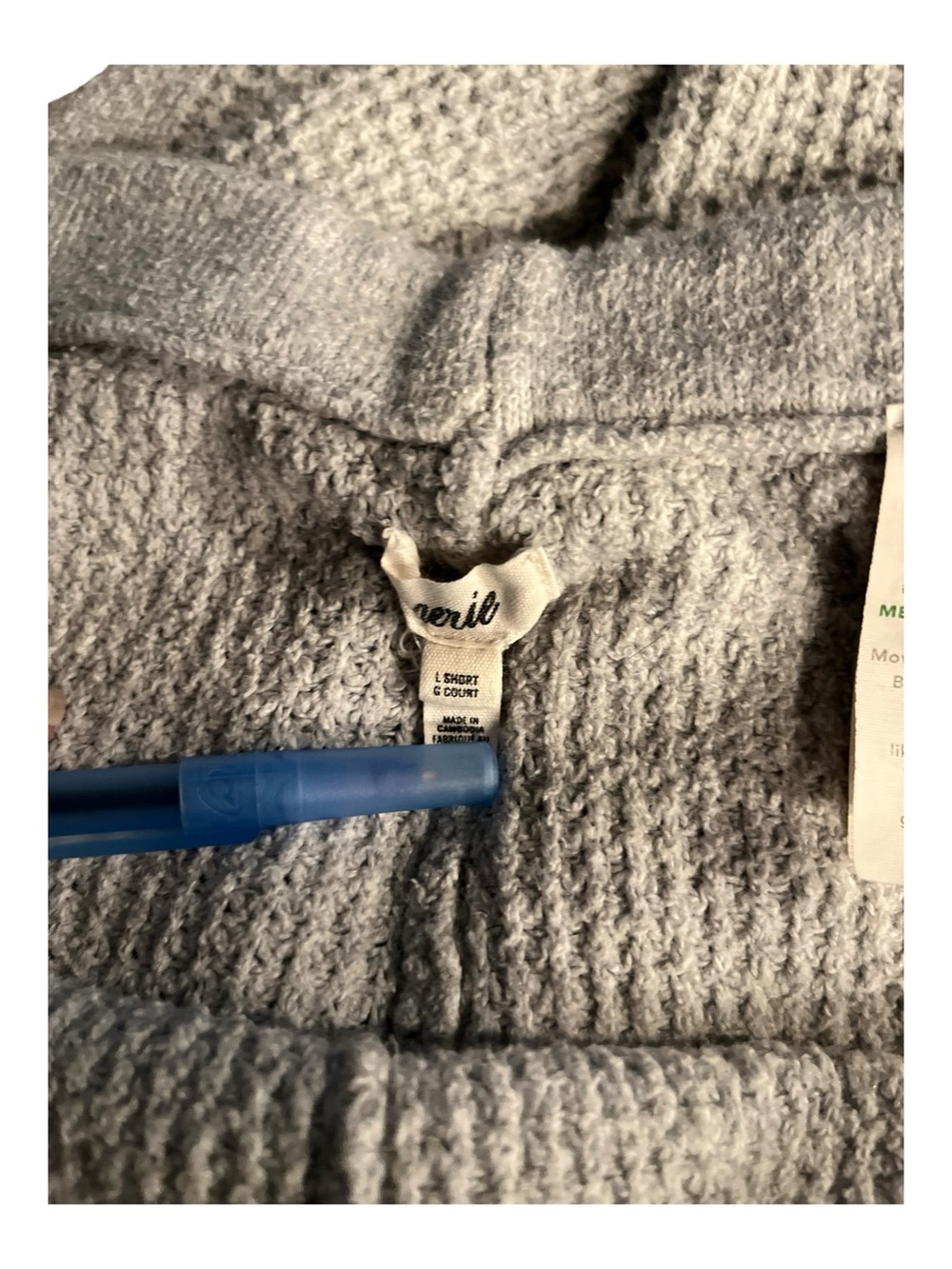 Aerie Cozy Up Waffle Knit Skater Pants Oversized Loungewear Heather Gray Large - Picture 10 of 13